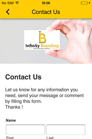 Infinity Branding screenshot 4