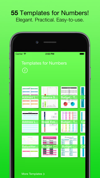 免費下載生產應用APP|Templates for Numbers (for iPad, iPhone, iPod touch) app開箱文|APP開箱王