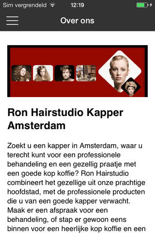 Ron Hairstudio screenshot 2