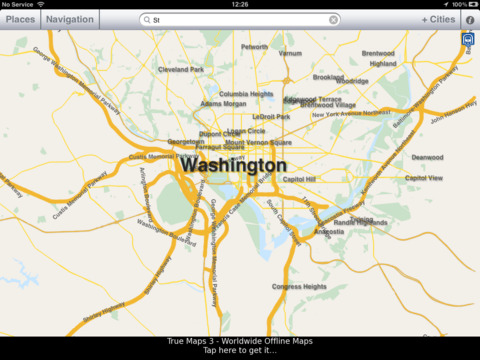 【免費交通運輸App】Washington D.C. - Offline Map-APP點子