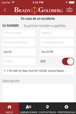 Nueva York Abogados de Lesiones Personales - Brady & Goldberg screenshot 2