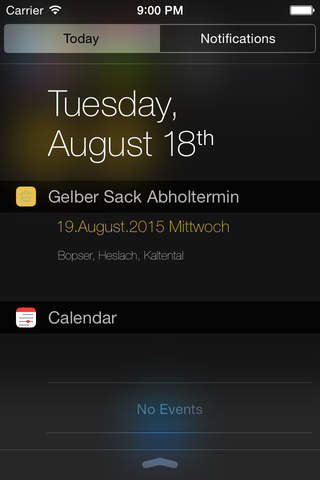 Gelber Sack Stuttgart 2020 screenshot 3