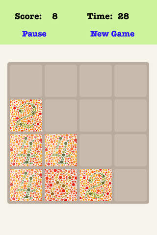 Color Blind 4X4 - Merging Number Block & Playing With Piano Music screenshot 2