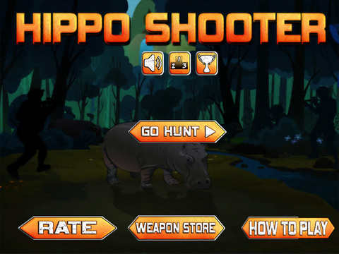 【免費遊戲App】Hippo Shooter Free-APP點子