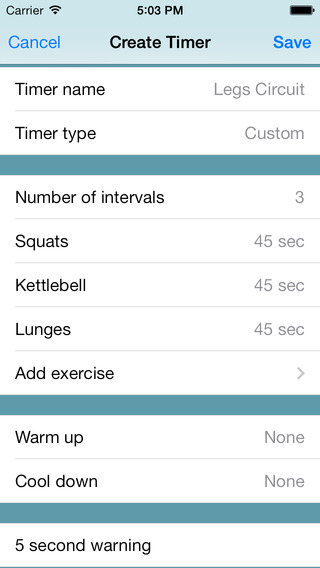 Fitness Interval Timer