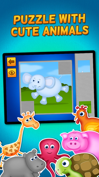 Kids Play Animals Puzzles for Toddlers and Preschoolers