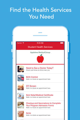 Ottawa Student Health screenshot 2