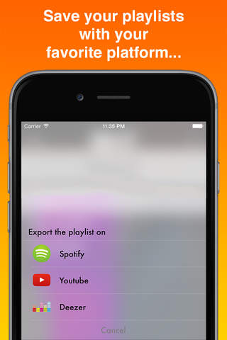 Playl!st - Create, convert and share your playlists from your favorite music streaming platforms screenshot 4