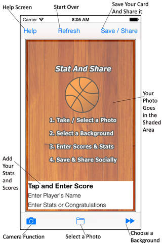 Stat And Share Basketball screenshot 2