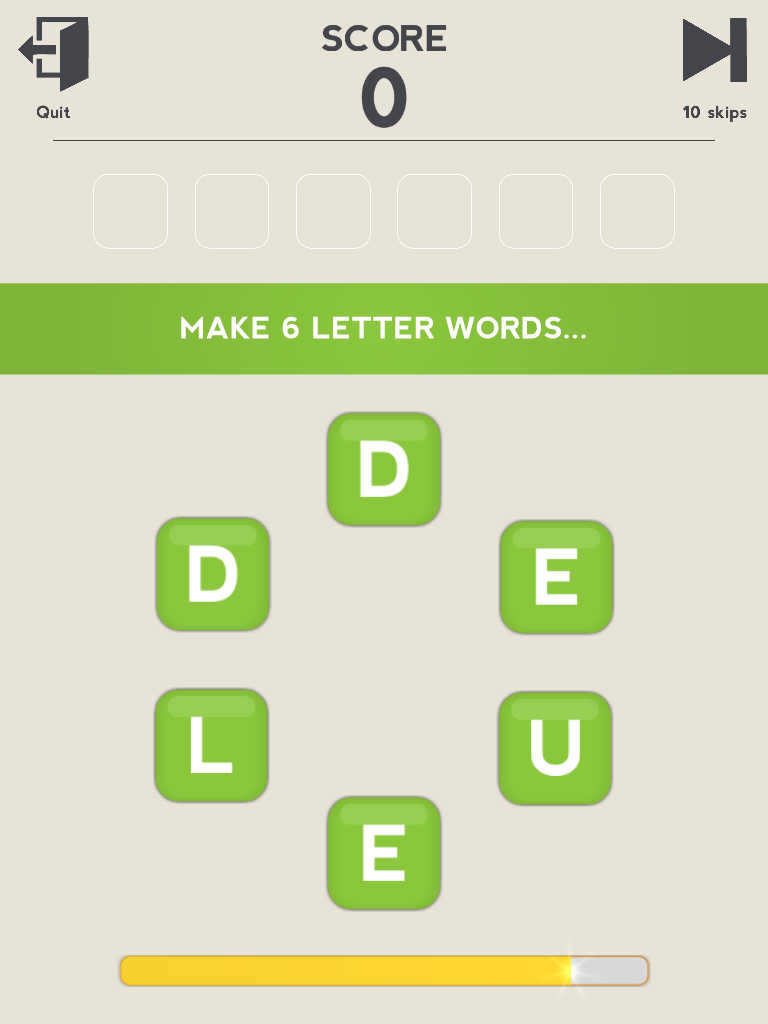 letters to words app