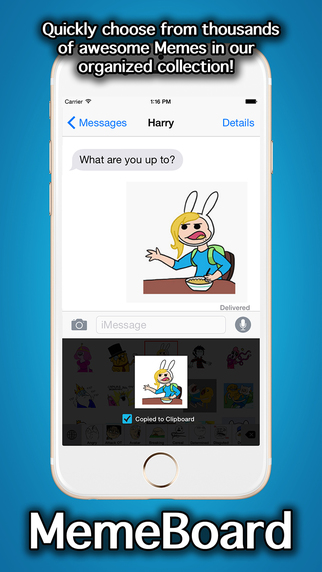 【免費工具App】MemeBoard - Rage Faces, Memes, Stickers And Emoji Keyboard For iOS 8-APP點子