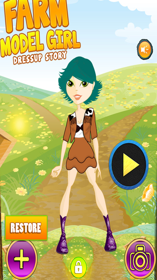 A Farm Model Girls Dress Up Story - Free Makeover Fashion Games