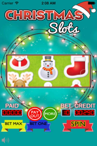 ! A Merry Christmas Slots Machine - Jingle all the way Jackpot screenshot 4