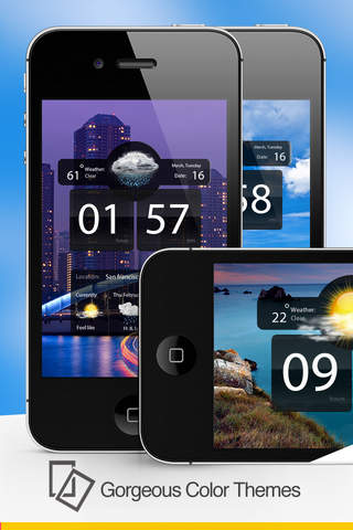 Nightstand - Free Alarm Clock + Weather screenshot 3
