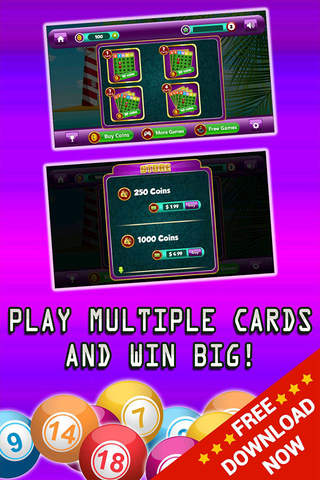 Bingo Wings - Play no Deposit Bingo Game with Multiple Cards for FREE ! screenshot 3