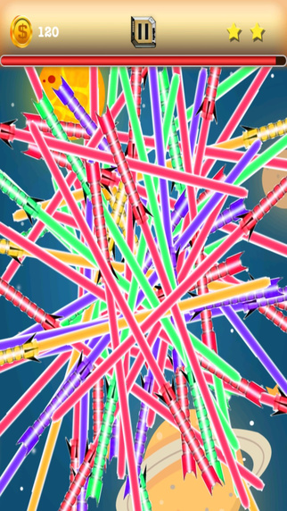 【免費遊戲App】Interstellar Galaxy Pick Up Sticks - Space Flick Challenge- Free-APP點子