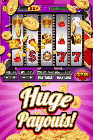 A Classic Vegas Slots Jackpot - Lucky Casino Slot Machine Games With Huge Jackpots Free screenshot 2