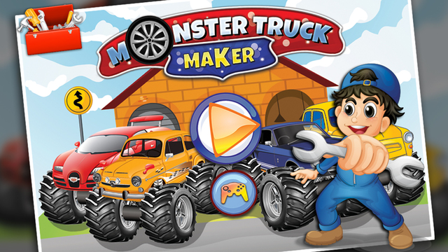 Monster Truck Maker – Build the vehicle in this mechanic game