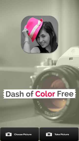 Dash of Color - Black White Colorful Photo Editor with Grayscale Effects