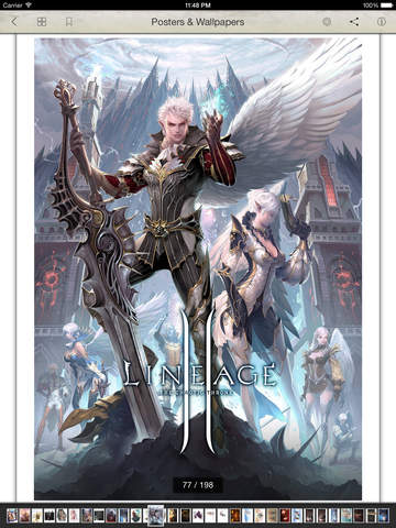 【免費書籍App】Essential Artworks of Lineage II-APP點子