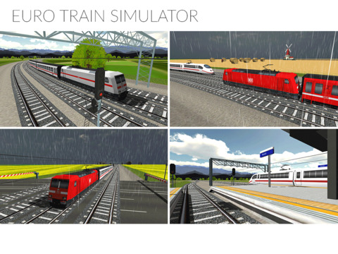 【免費遊戲App】Euro Train Simulator-APP點子