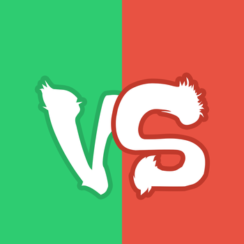 Green vs. Red LOGO-APP點子