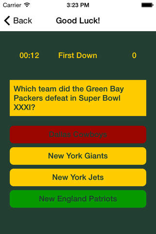Tailgate Trivia Green Bay Packers Edition screenshot 3