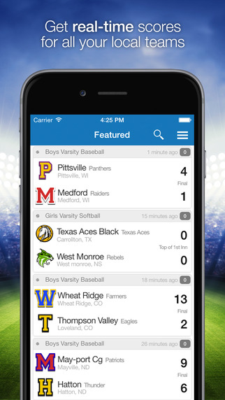 【免費運動App】ScoreStream - High School Sports Scores-APP點子