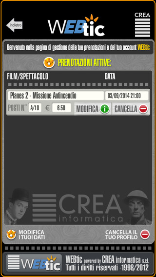免費下載娛樂APP|Webtic Novecento Cavriago Cinema Prenotazioni app開箱文|APP開箱王