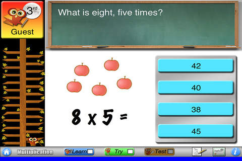 AppTutor Grade 3 Multiplication (G3M) screenshot 4