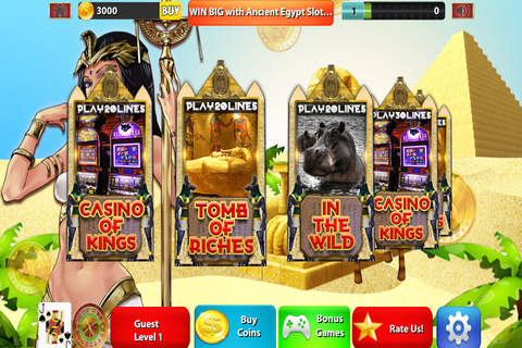 Egypt Slots - Tomb of Thieves: Empire of Chains Legend Casino screenshot 2