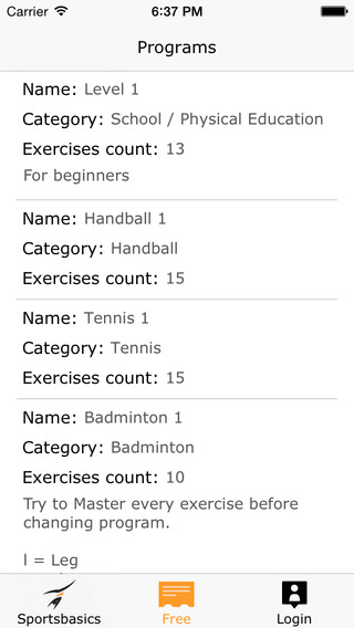 【免費運動App】Sportsbasics-APP點子