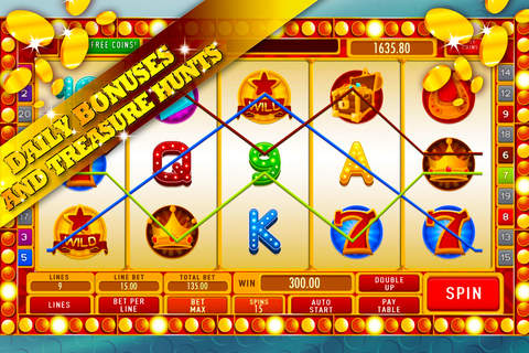 Lucky Music Slots: Earn super bonuses while playing the guitar in a rock concert screenshot 3