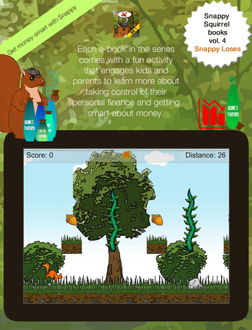 【免費書籍App】Snappy Loses - Snappy Squirrel e-book volume 4 - Learn about personal finance, money, day trading, saving, investing, and banking for kids and families-APP點子