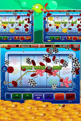 Slot Machines - Blue Water Springs Casino - Fantasy Slots! screenshot 2
