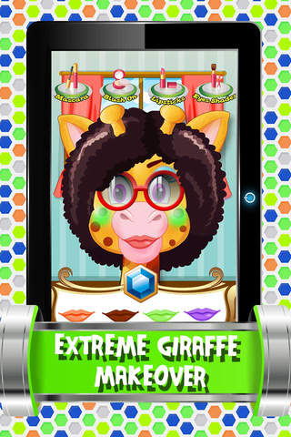 Baby Giraffe Salon - Free pet makeover game for young boys and girls screenshot 3