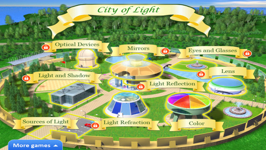 STEM Islands. City of Light. Optics. Lite