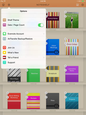 Captura de pantalla del iPad 5