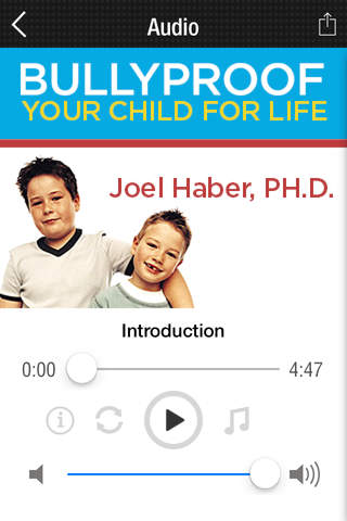 BullyProof Your Child For Life by Dr. Joel Haber: A bully prevention program for parents, teachers, counselors and kids from Hero Notes screenshot 3