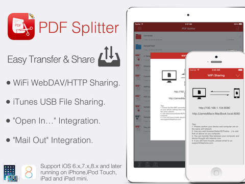 【免費生產應用App】PDF Splitter by Feiphone - Easy split multi-page PDF file-APP點子