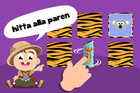 Baby Tommy Safari Animals - Wildlife and Safari Animal puzzles screenshot 3