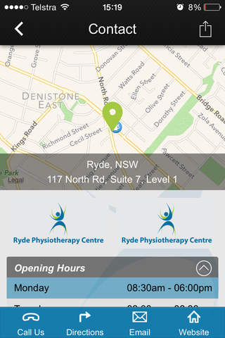 Ryde Physiotherapy Centre screenshot 2