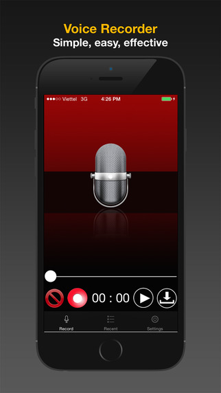 Voice Recorder: easy voice memos fast way to playb