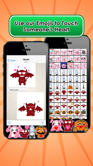 【免費社交App】Emoji Kingdom 15 Pumpkin Halloween Emoticon Animated for iOS 8-APP點子