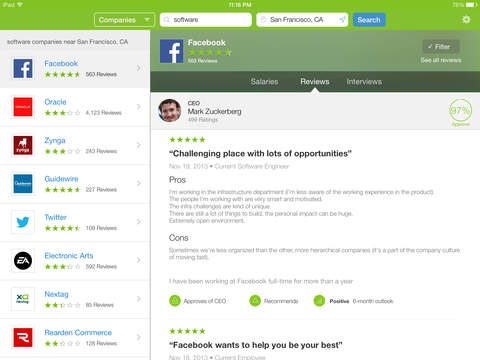 【免費商業App】Glassdoor: Job Search, Salaries & Company Reviews-APP點子