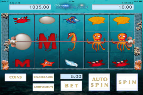 A Mermaid Slots Machine - Play Big Bonus Casino Plus And Lucky My-Vegas Jackpots screenshot 3