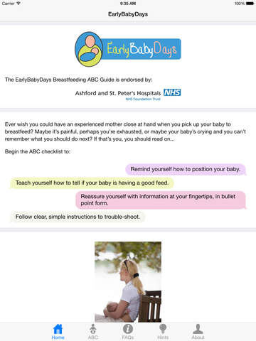 【免費醫療App】Breastfeeding ABC by EarlyBabyDays-APP點子