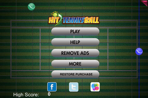 Hit and Flick Tennis Bowling Ball screenshot 2