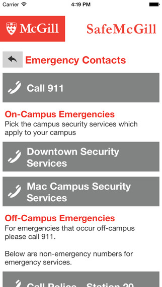【免費教育App】SafeMcGill-APP點子