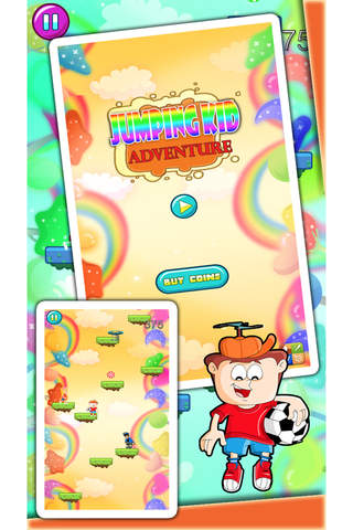Jumping Kid Candy Land Adventure Free screenshot 3